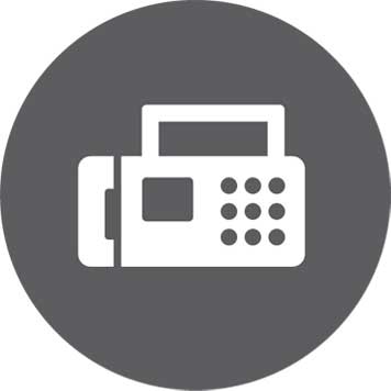 Icône télécopie fax