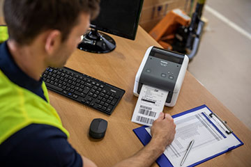 Impression d'étiquettes facile et transparente - TD-4D imprimantes thermiques